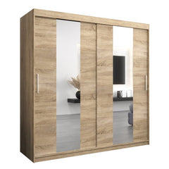 Pole Sliding Door Wardrobe 200cm