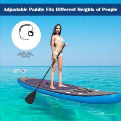 10.5 FT Adjustable Inflatable Stand Up Paddle Board-L