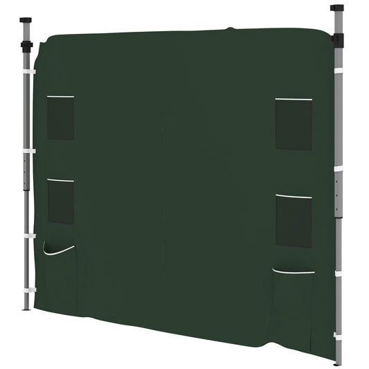 Outsunny 195 x 295cm Replacement Gazebo Sidewall - Green