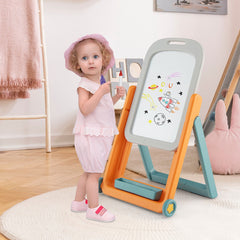 Kid Easel Table and Chair Set Portable Folding Art Easel Toddler