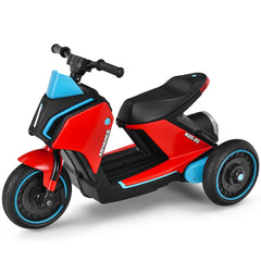 3 Wheels Kids Electric Motorbike with Music-Red