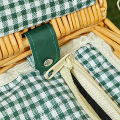 Outsunny Two-Person Picnic Set, with Wicker Basket