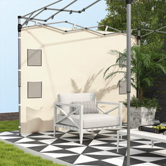 Outsunny 195 x 295cm Replacement Gazebo Sidewall - Beige