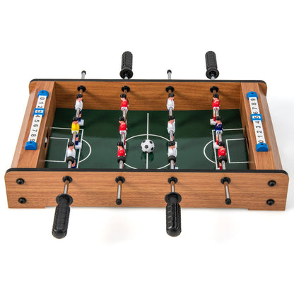 Mini Football Table for Double Player-Brown