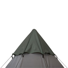 Outsunny 6 Men Tipi Tent with Carry Bag - Grey