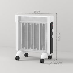 HOMCOM 2kW Electric Heater, 10-45√¢‚Äû∆í Temperature - White