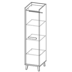 Werso W2 Tall Cabinet 47cm