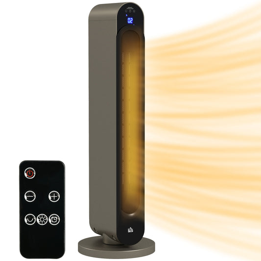 HOMCOM 2kW PTC Ceramic Tower Heater, 10-35√Ç¬∞C Temperature Range