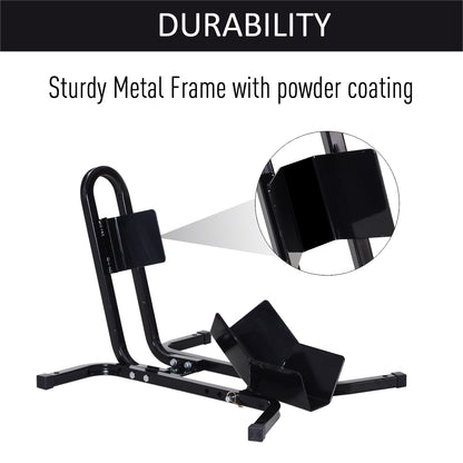 HOMCOM Metal Motorcycle Motorbike Wheel Chock Locking Stand System 17√¢‚Ç¨¬ù,19√¢‚Ç¨¬ù,21√¢‚Ç¨¬ù/43,48,51 Cm Front Wheels Steel Adjustable Fixing Tyre Holder Support