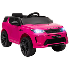 AIYAPLAY Licensed Land Rover Discovery Sport, 12V Kids Ride on Car w/ Remote Control, Lights, Music, Horn, for 3-6 Years, Pink