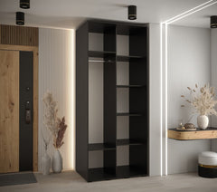 Sapporo II Sliding Door Wardrobe 100cm