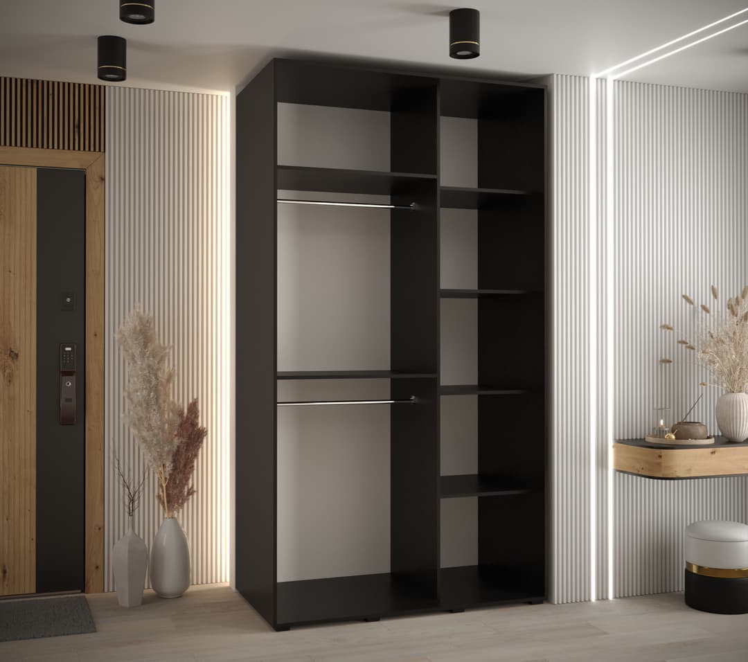 Cannes VI Sliding Door Wardrobe 130cm