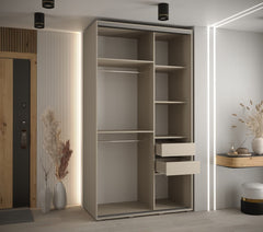 Dakota V Sliding Door Wardrobe 140cm