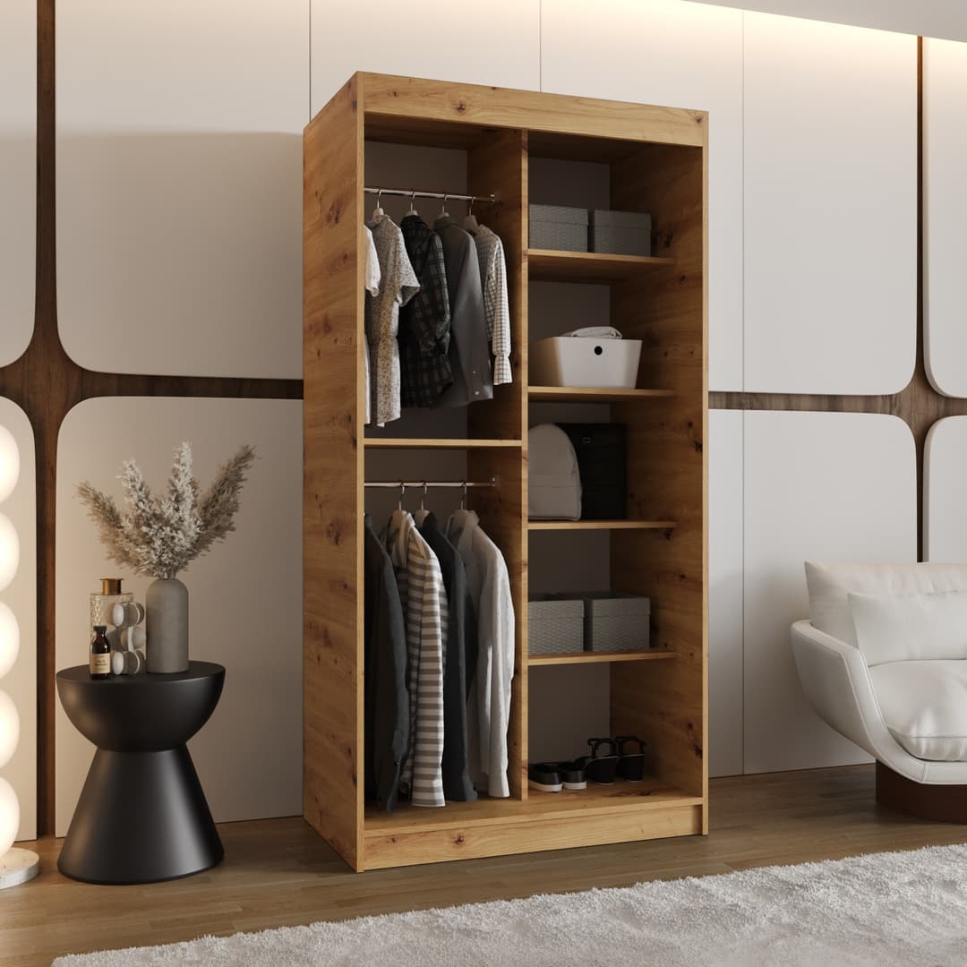 Ultra Sliding Door Wardrobe 100cm