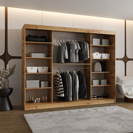 Milo Sliding Door Wardrobe 250cm