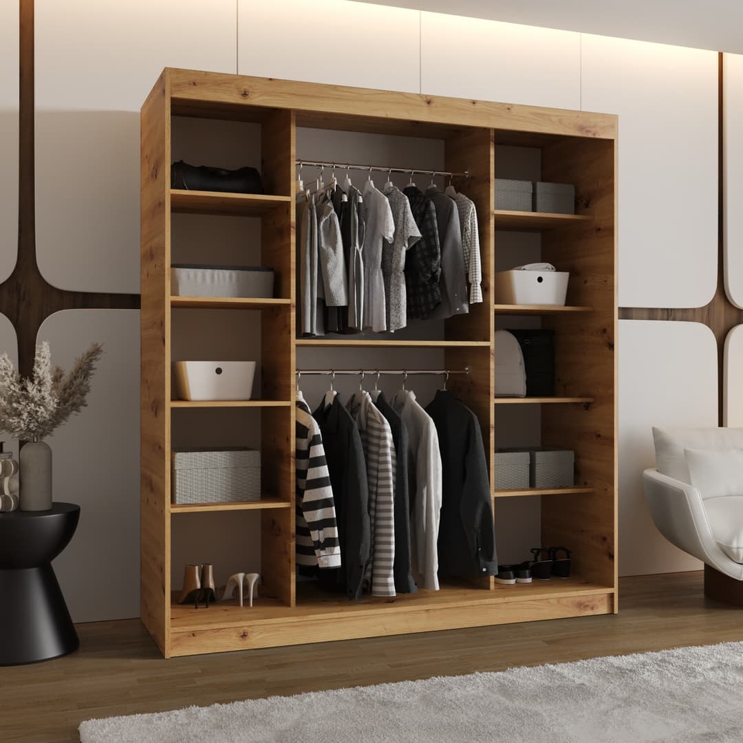 Lucy Sliding Door Wardrobe 180cm