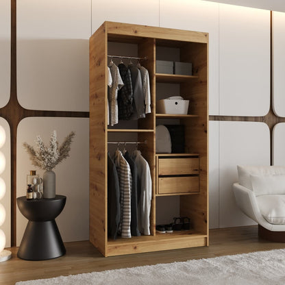 Ultra Sliding Door Wardrobe 100cm