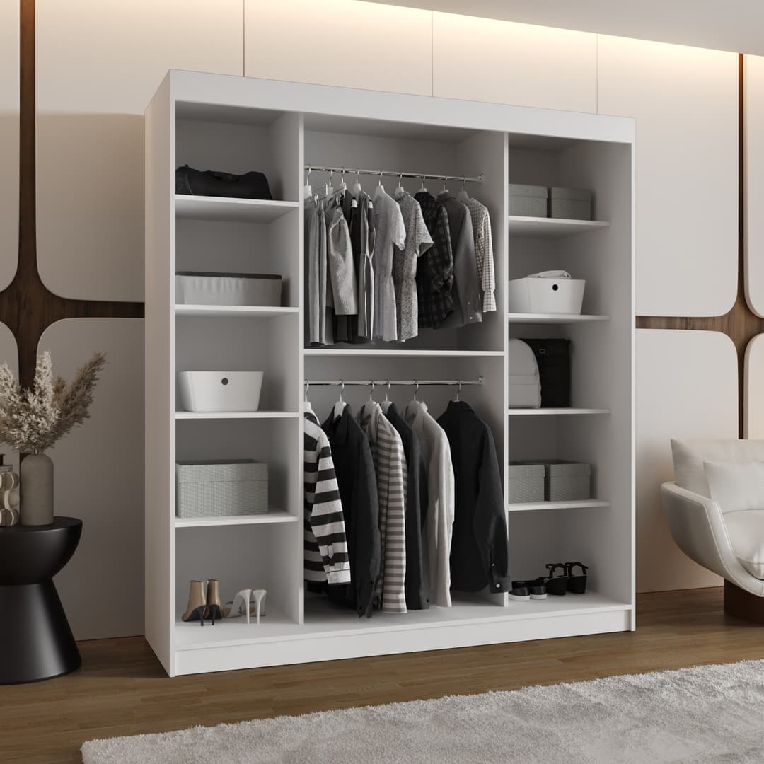 Lucy Sliding Door Wardrobe 180cm