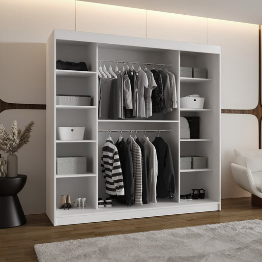 Moka Sliding Door Wardrobe 200cm