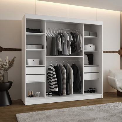 Moka Sliding Door Wardrobe 200cm