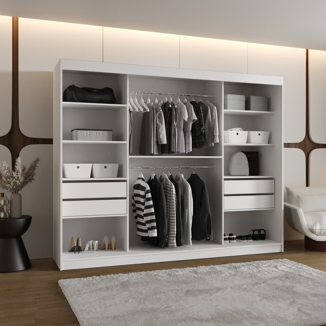 Ultra Sliding Door Wardrobe 250cm