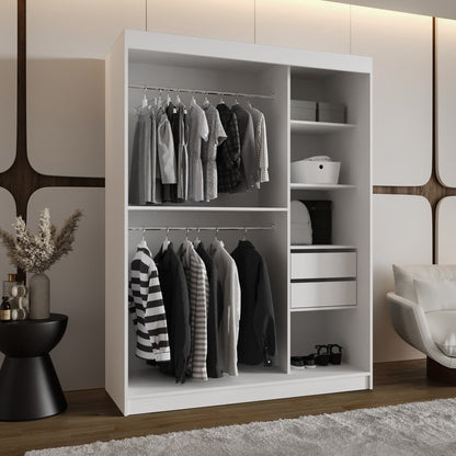 Moka Sliding Door Wardrobe 150cm