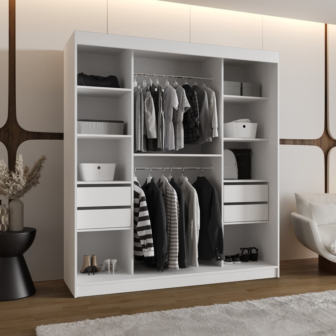 Moka Sliding Door Wardrobe 180cm