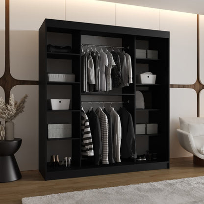 Moka Sliding Door Wardrobe 180cm