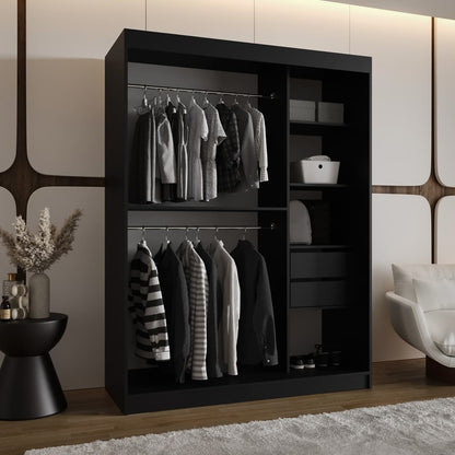 Royal Sliding Door Wardrobe 150cm