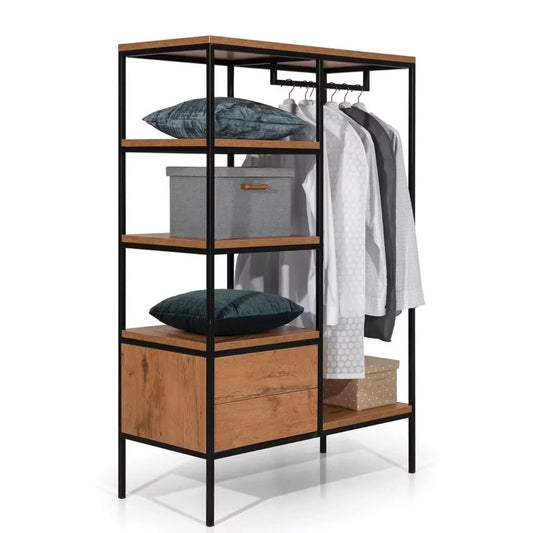 Loft Open Wardrobe Storage System 106cm