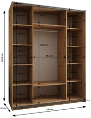 Trosa IV Sliding Door Wardrobe 190cm