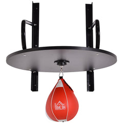 HOMCOM Wall-mounted Punching Ball Height Adjustable Hanging Speedball Platform Set Frame Stand Boxing Sports