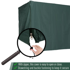 Outsunny 152 x 177cm Three-Seater Swing Chair Protective Cover Green