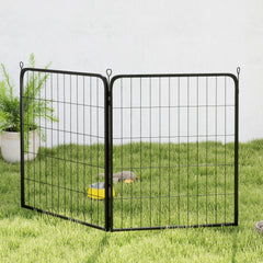 PawHut 2 Piece Dog Pen Expansion Pack for 80cm High Animal Pen with 3 Connecting Stakes