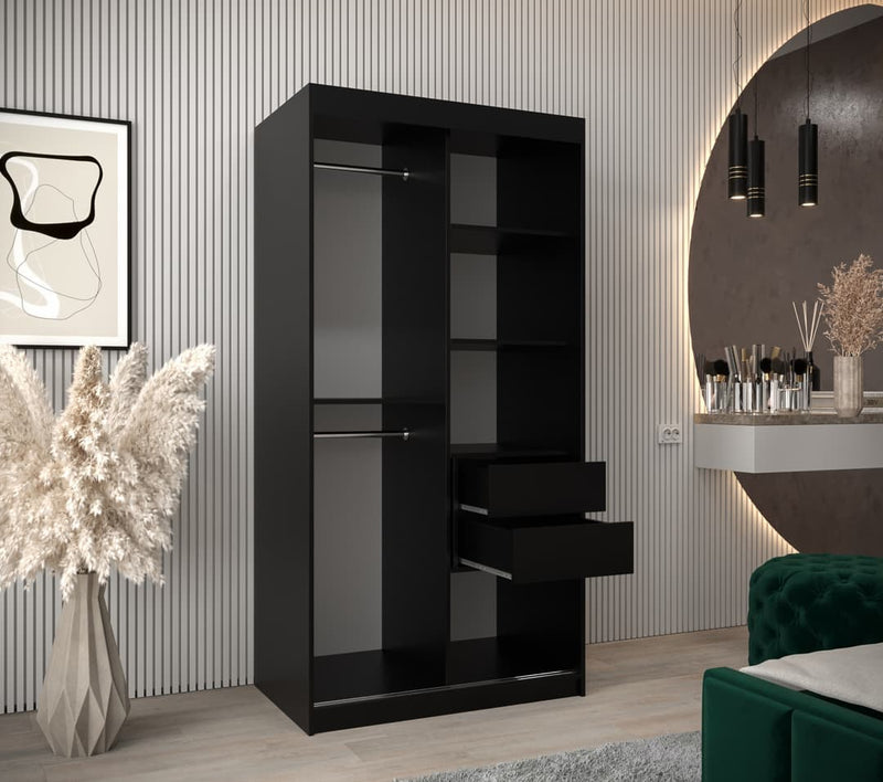 Roma II Sliding Door Wardrobe 100cm