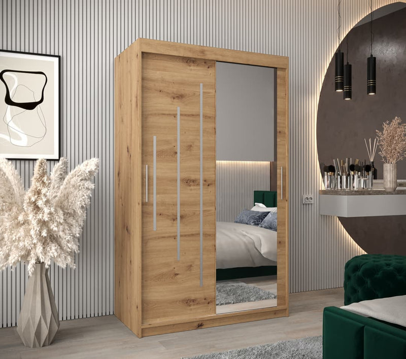 York II Sliding Door Wardrobe 120cm