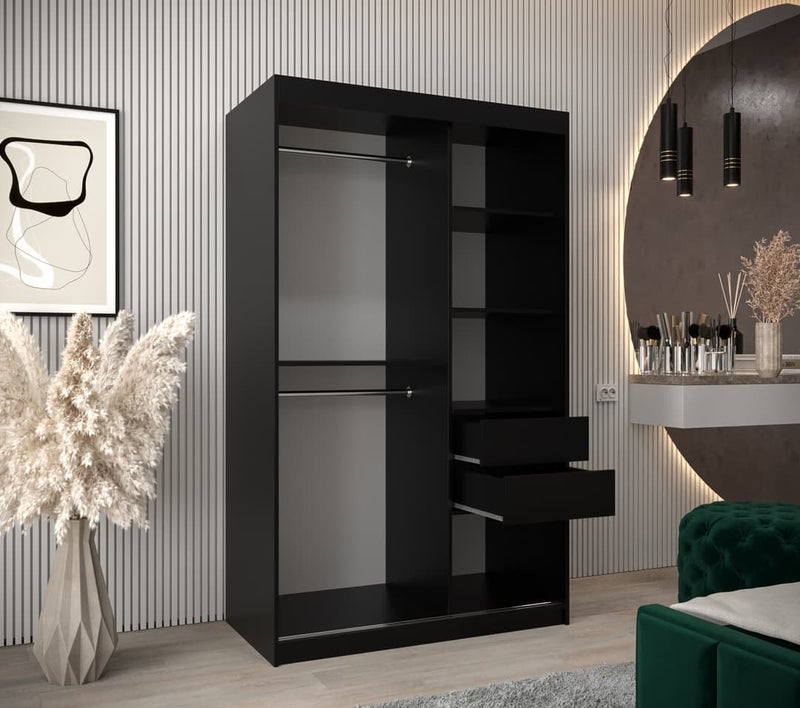 Roma II Sliding Door Wardrobe 120cm