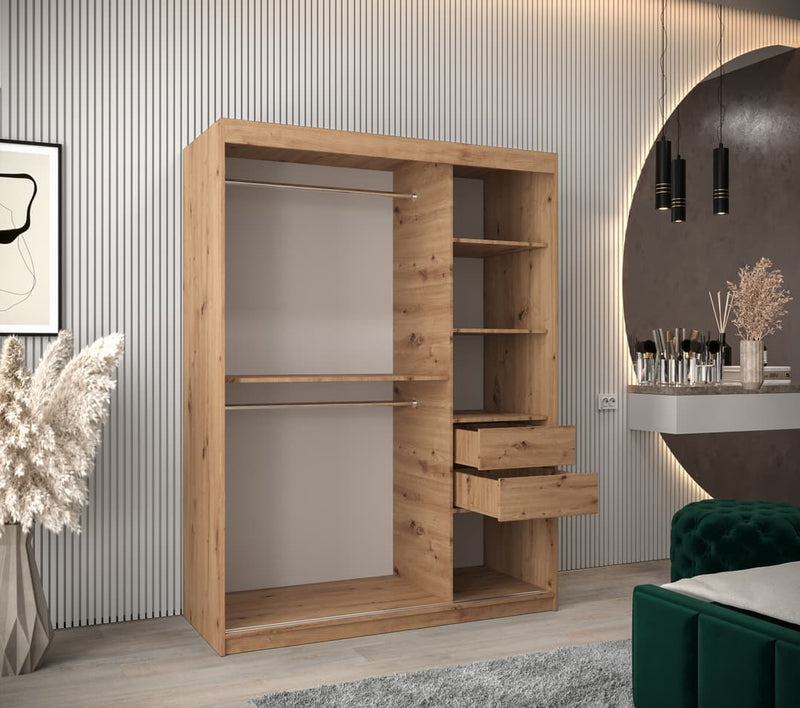 Roma I Sliding Door Wardrobe 150cm