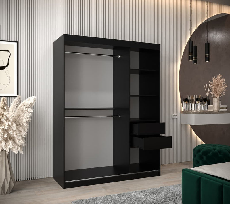 York II Sliding Door Wardrobe 150cm