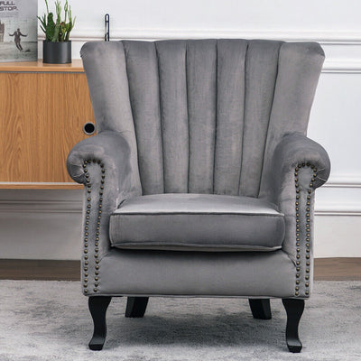 Romana Luxury Velvet Relax Armchair