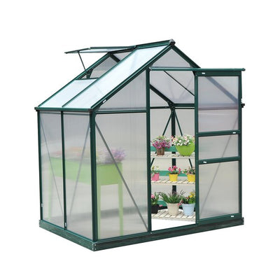 1.9x1.3x2 M Walk-In Mini Greenhouse - Dark Frame