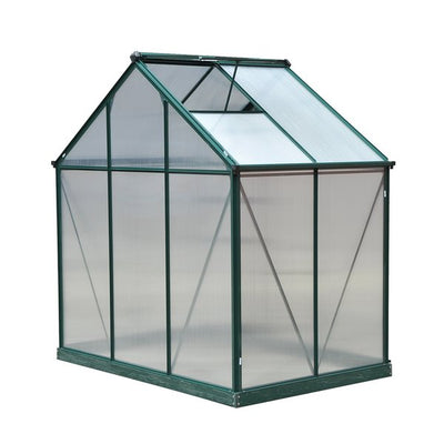 1.9x1.3x2 M Walk-In Mini Greenhouse - Dark Frame