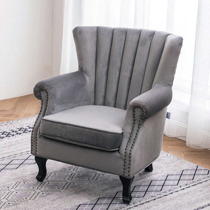 Romana Luxury Velvet Relax Armchair