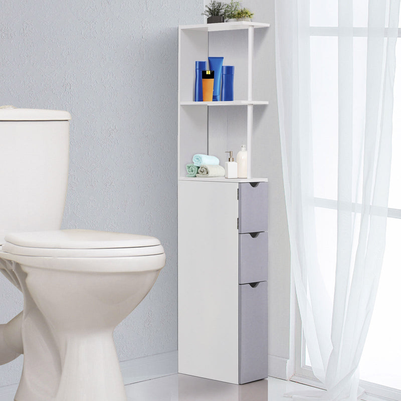 Bathroom Storage Cupboard -White