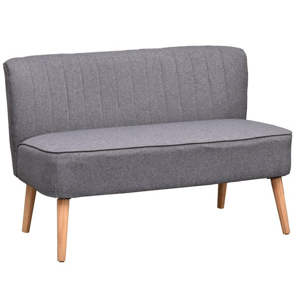 2 Seater Sofa, Linen-Grey