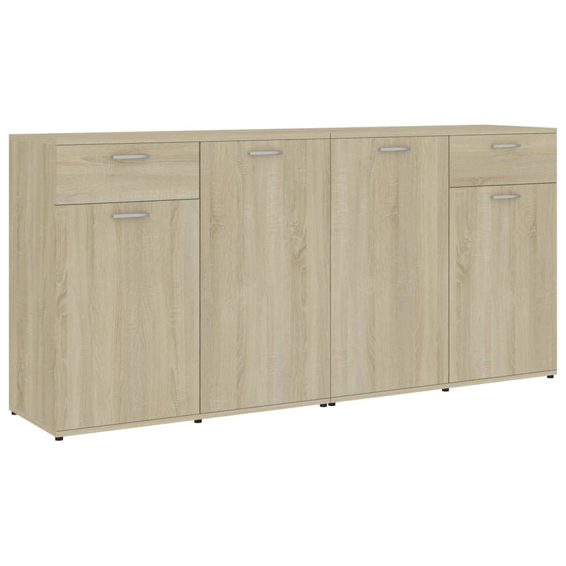 Sideboard Sonoma Oak 160x36x75 cm Engineered Wood