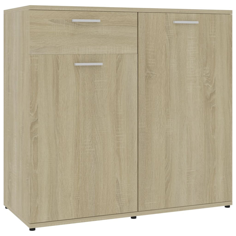 Sideboard Sonoma Oak 160x36x75 cm Engineered Wood