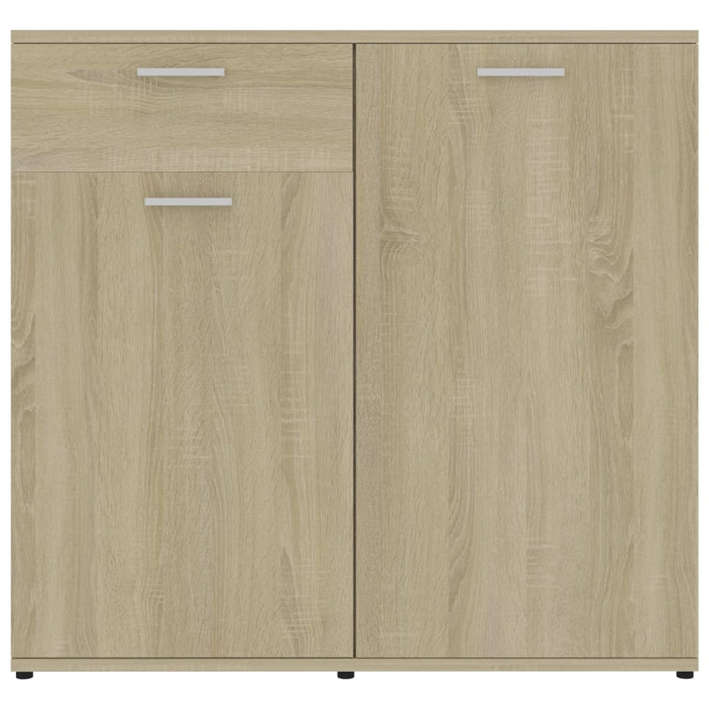 Sideboard Sonoma Oak 160x36x75 cm Engineered Wood