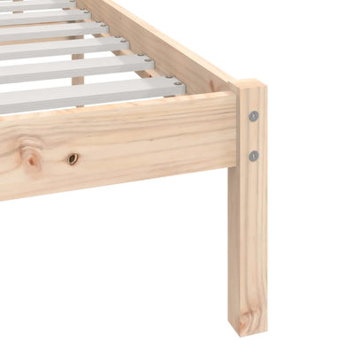 Bed Frame 180x200 cm Super King Size Solid Wood Pine