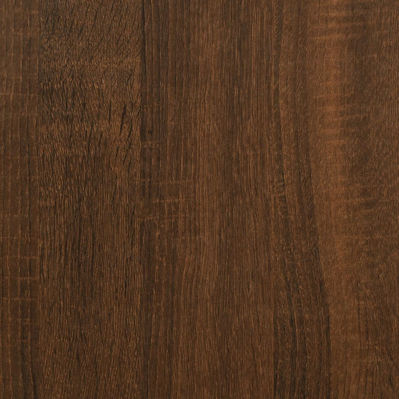 Sideboard Brown Oak 80x34x75 cm Engineered Wood